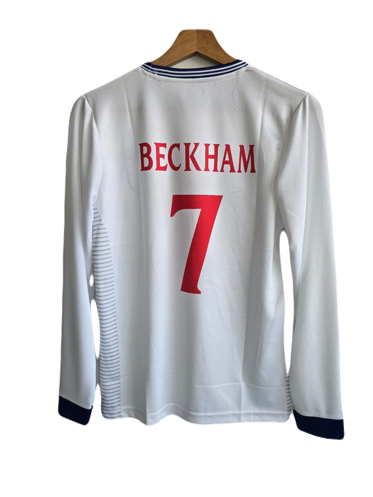 England 2000 home jersey beckham full sleeve - P645 ms retro store