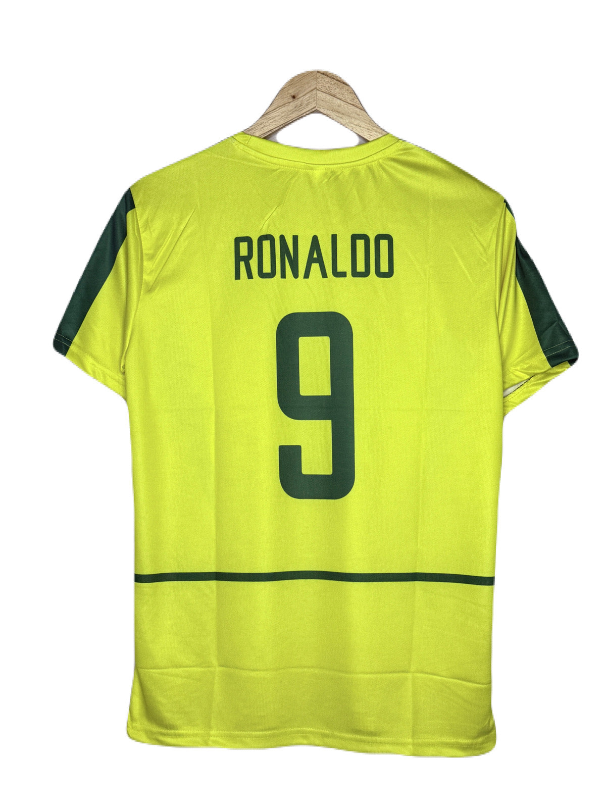 Brazil 2002 World Cup Home Kit Ronaldo Half Sleeve - P983