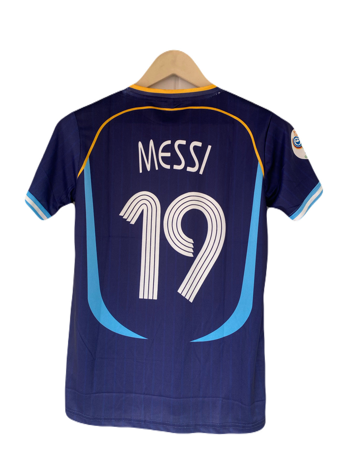 Messi Argentina Half Sleeve embroidery jersey - P2215