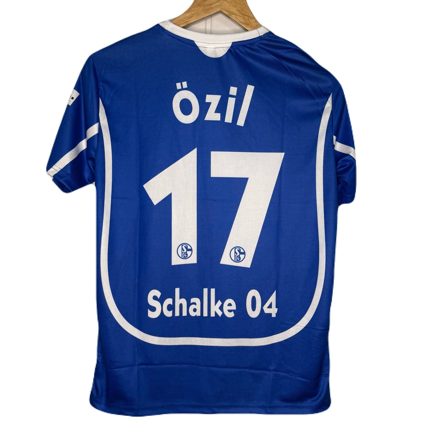 Schalke 04 2007-08 home Kit Ozil Half Sleeve - P847 bmg store