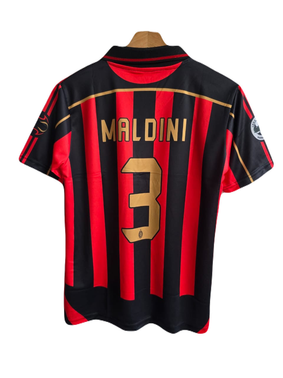 Ac milan Maldini 2006-2007 home kit Half Sleeve -P1175
