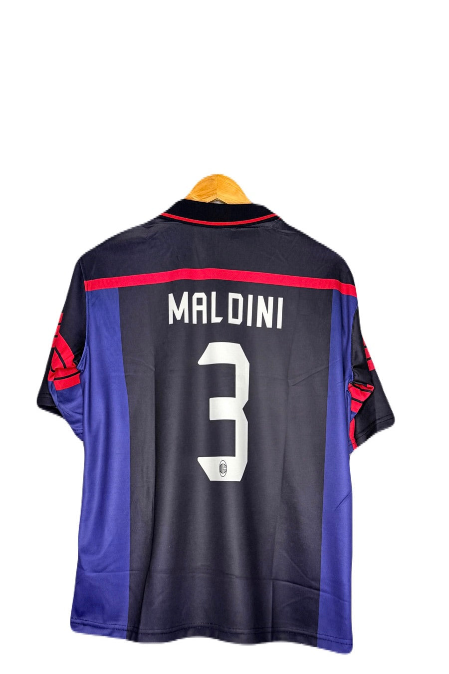 Ac Milan Home Kit Maldini Retro Kit Five Sleeve - bmg store