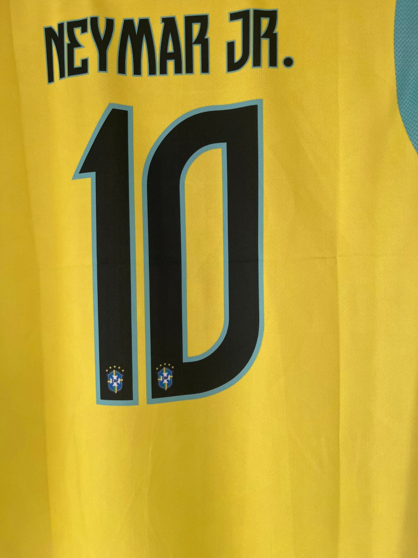Brazil 2026 World Cup home Neymar jr Half Sleeve Jersey -