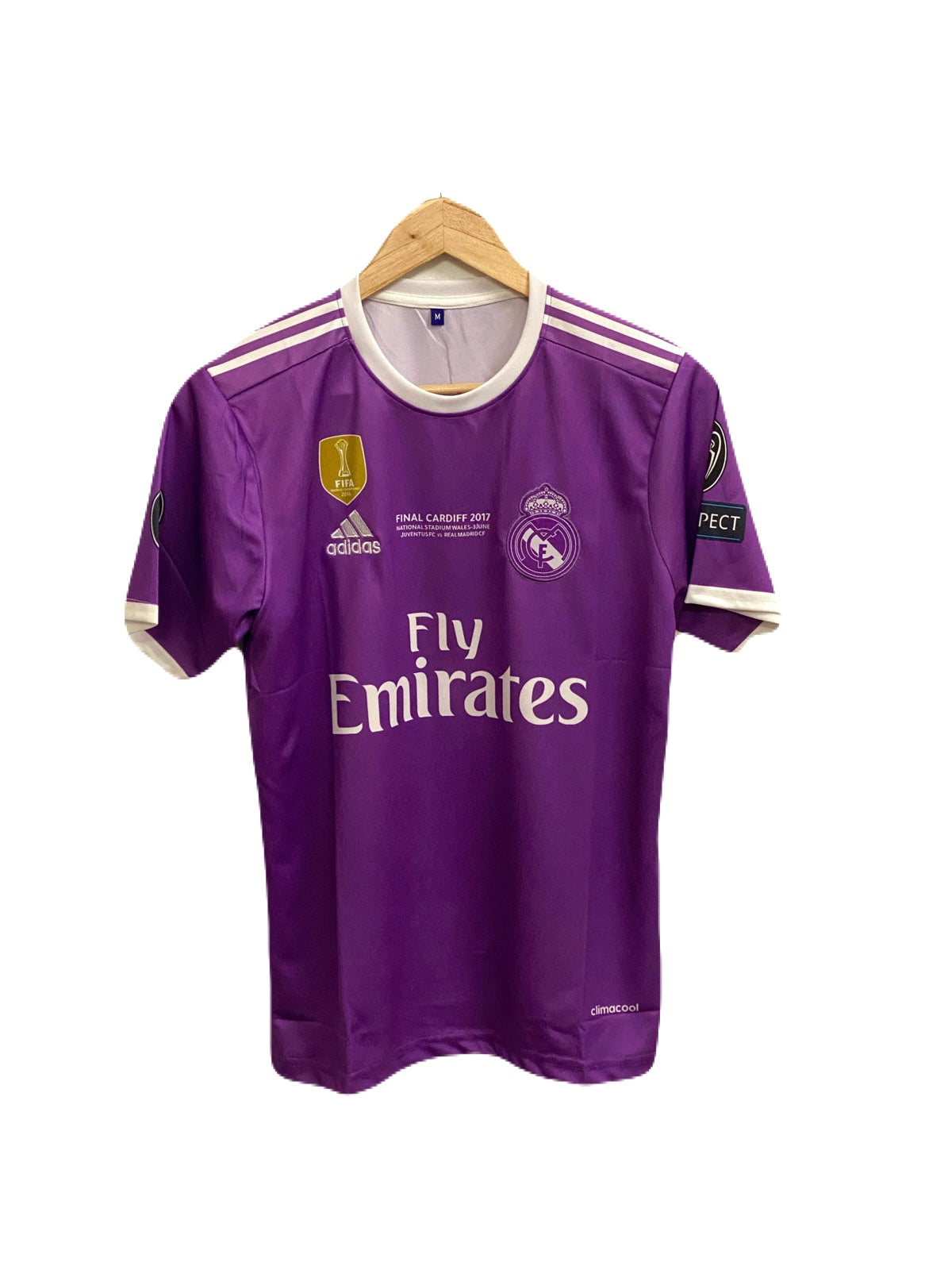Ronaldo purple real madrid Half Sleeve Embroidery - P439 | BMG STORE