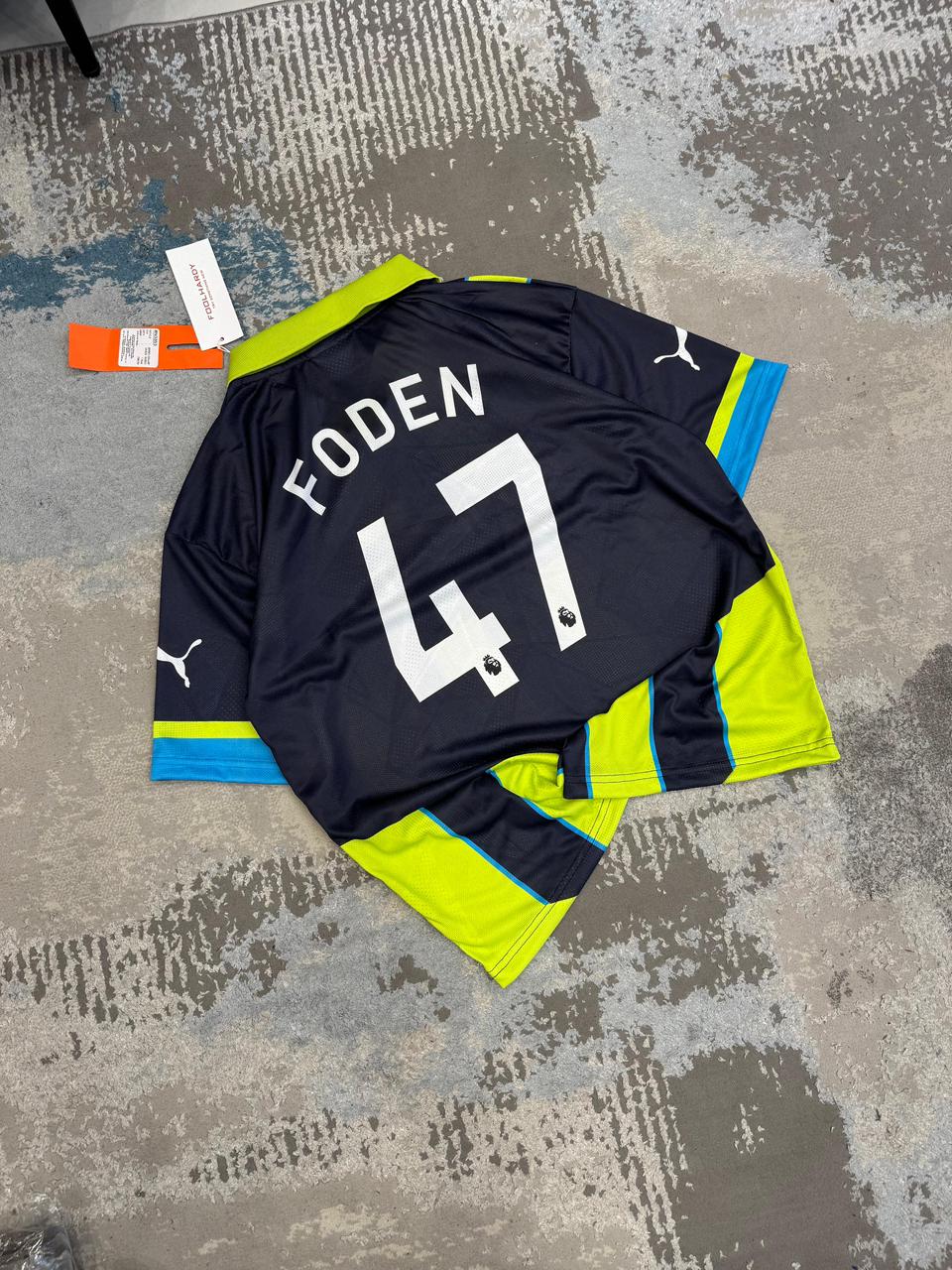 Manchester City 2024-25 Away Kit Foden Five Sleeve - bmg store
