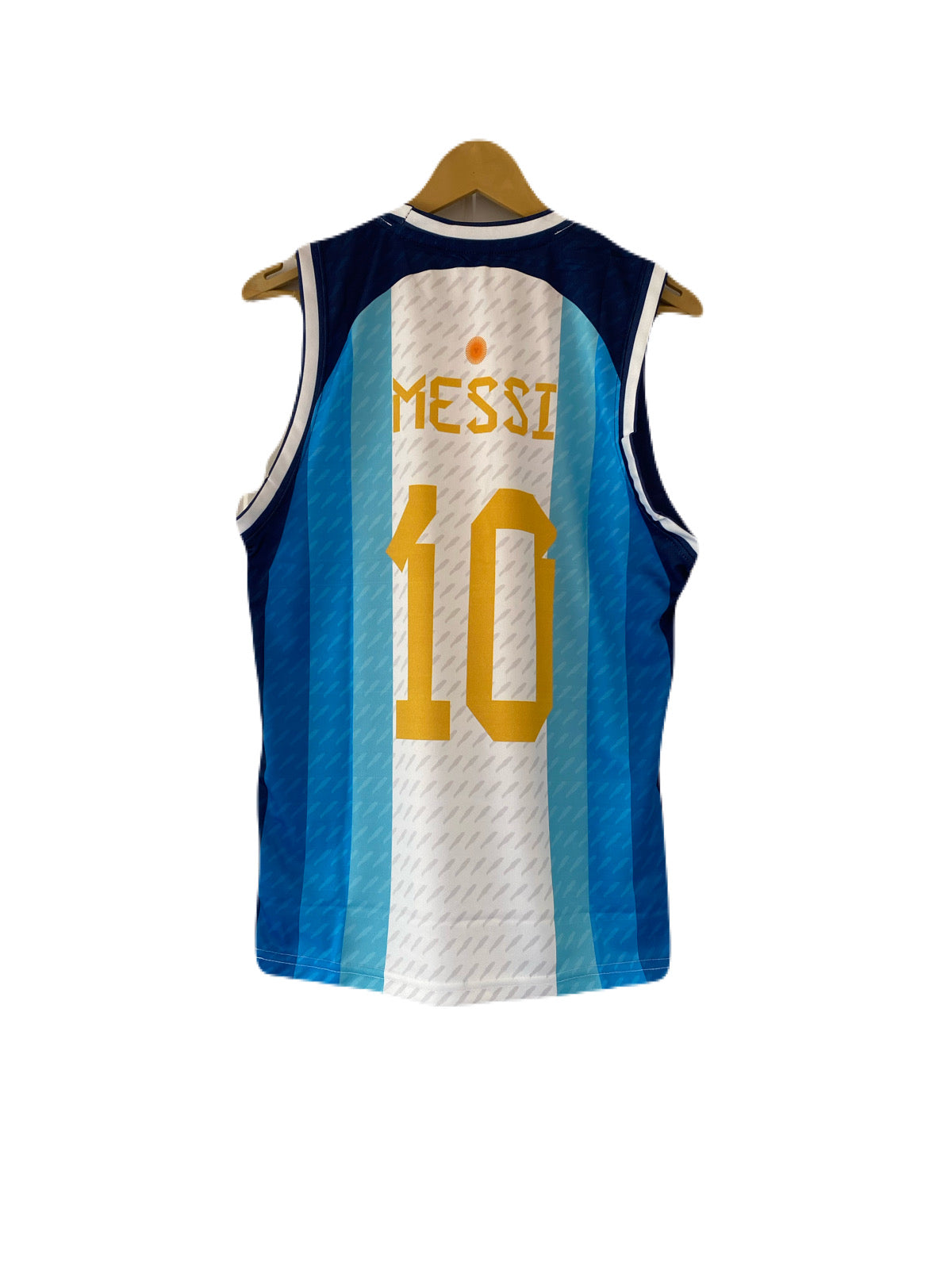 messi Argentina home sleevless bibs sublimation -P2352