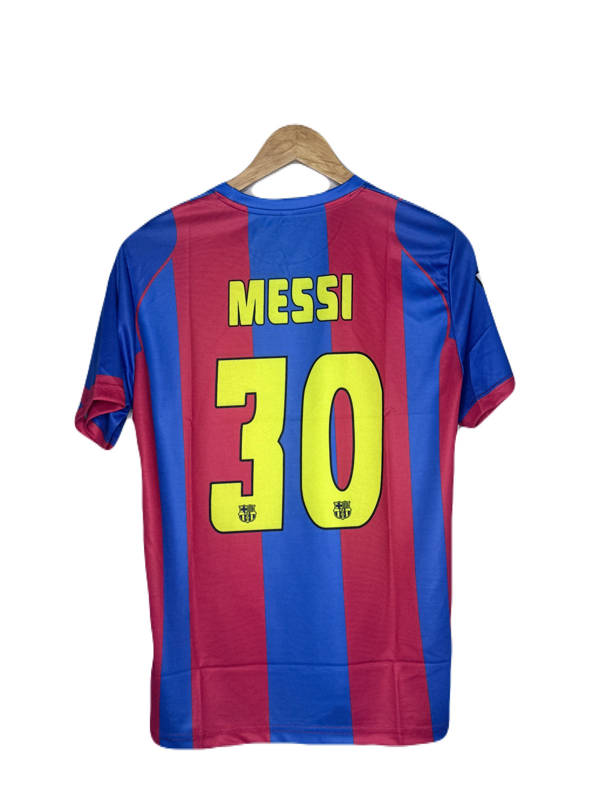 Fc Barcelona 2004-05 Home Kit Messi 30 Half Sleeve -