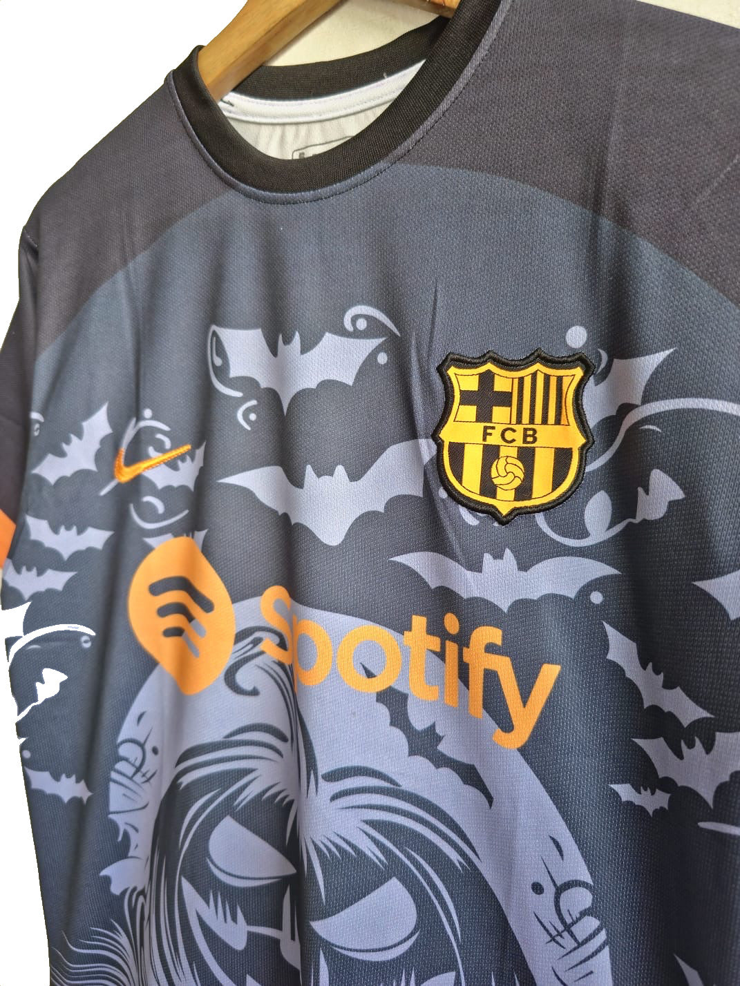 Fc Barcelona Halloween special edition half sleeve Embroidery P516 - bmg store