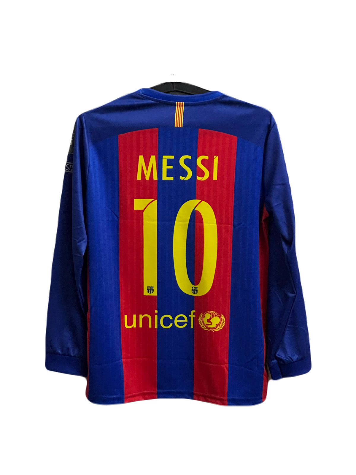 Fc barcelona 2016/17 home kit messi full sleeve - P971