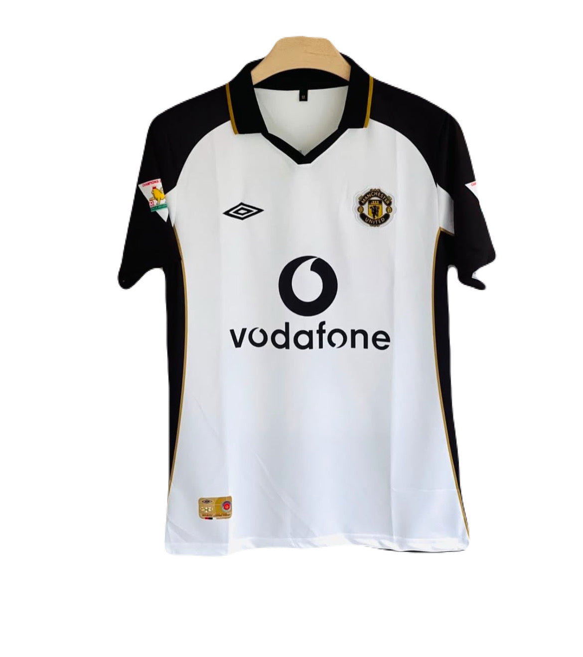 Best retro jersey United Beckham 2001/02 Half sleeve - P705 bmg store