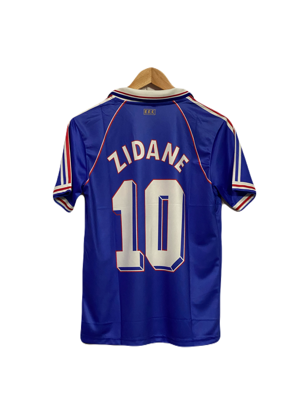 France 1998 world cup zidane home jersey - P431 bmg store