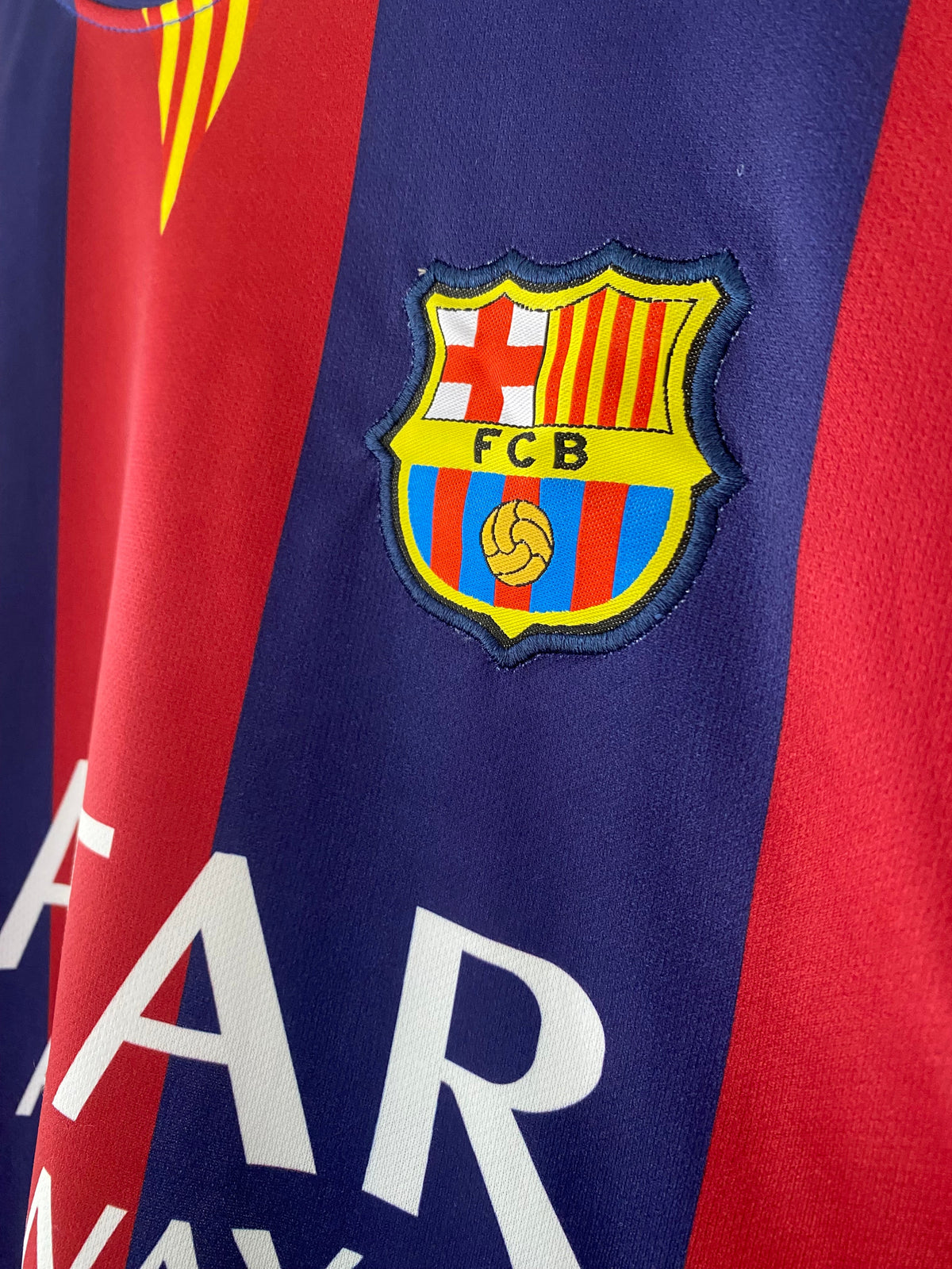 Suarez Barcelona 2015/16 Half Sleeve Embroidery Jersey P2652 | BMG STORE