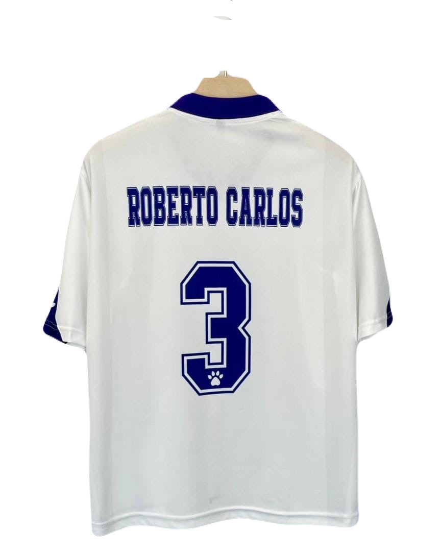 Real Madrid 1997-98 Home kit R. Carlos Five sleeve - P817 bmg store