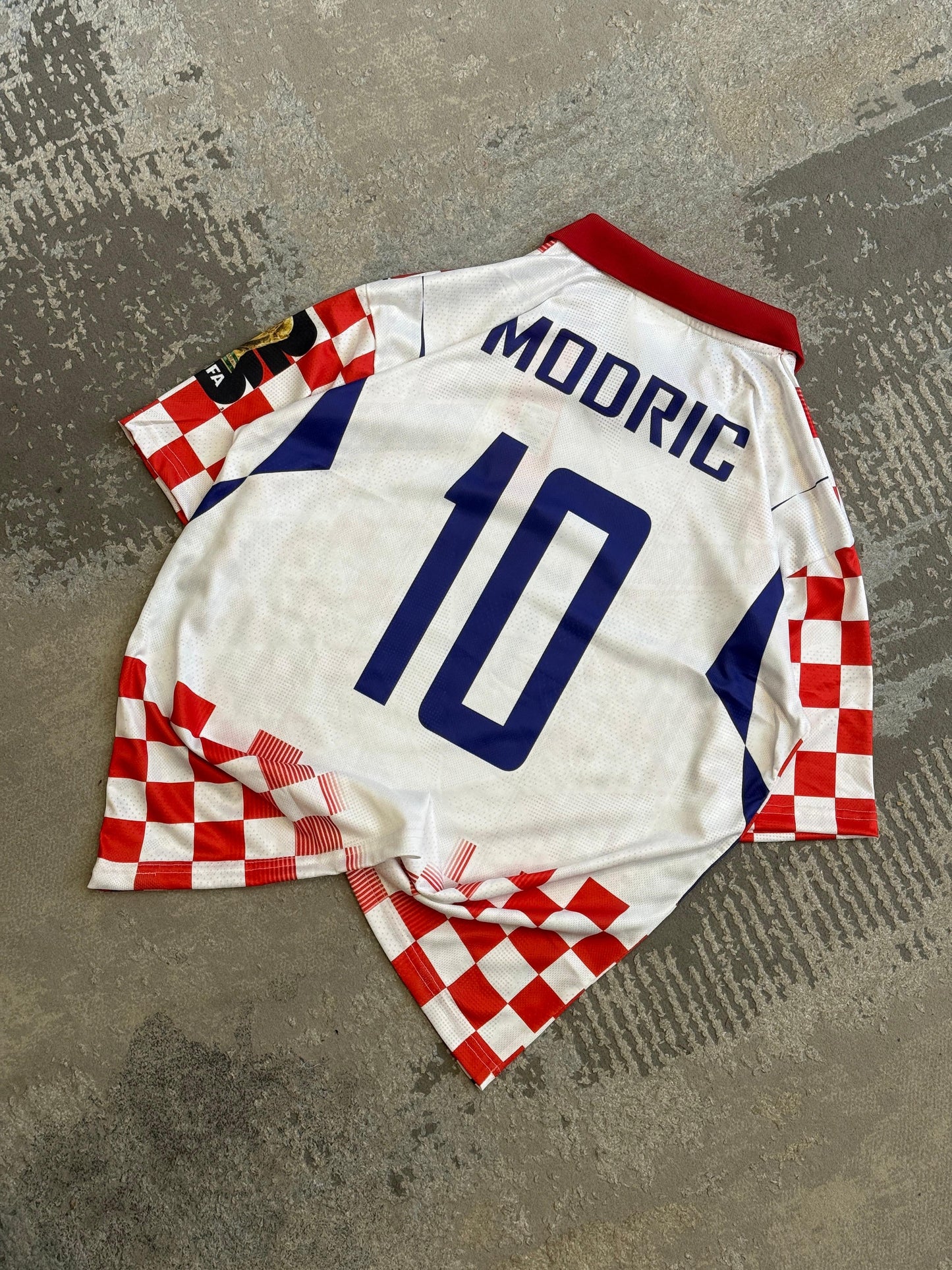 Modric Croatia 2026 Away World Cup Premium Quality Collar Five Sleeve Sublimation -