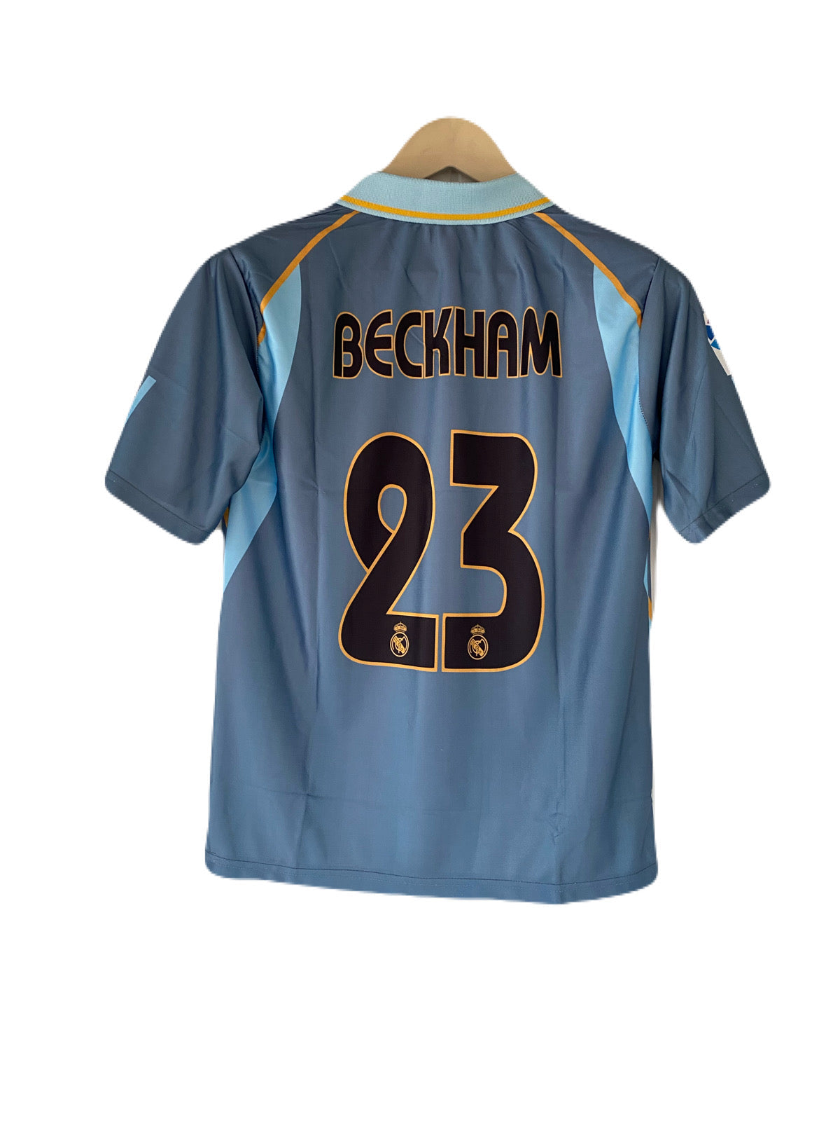 Beckham real madrid Five sleeve Collar Sublimation jersey- P2187