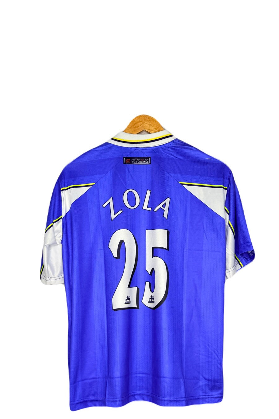 Chelsea 1997-99 Home Kit Zola Five Sleeve - bmg store