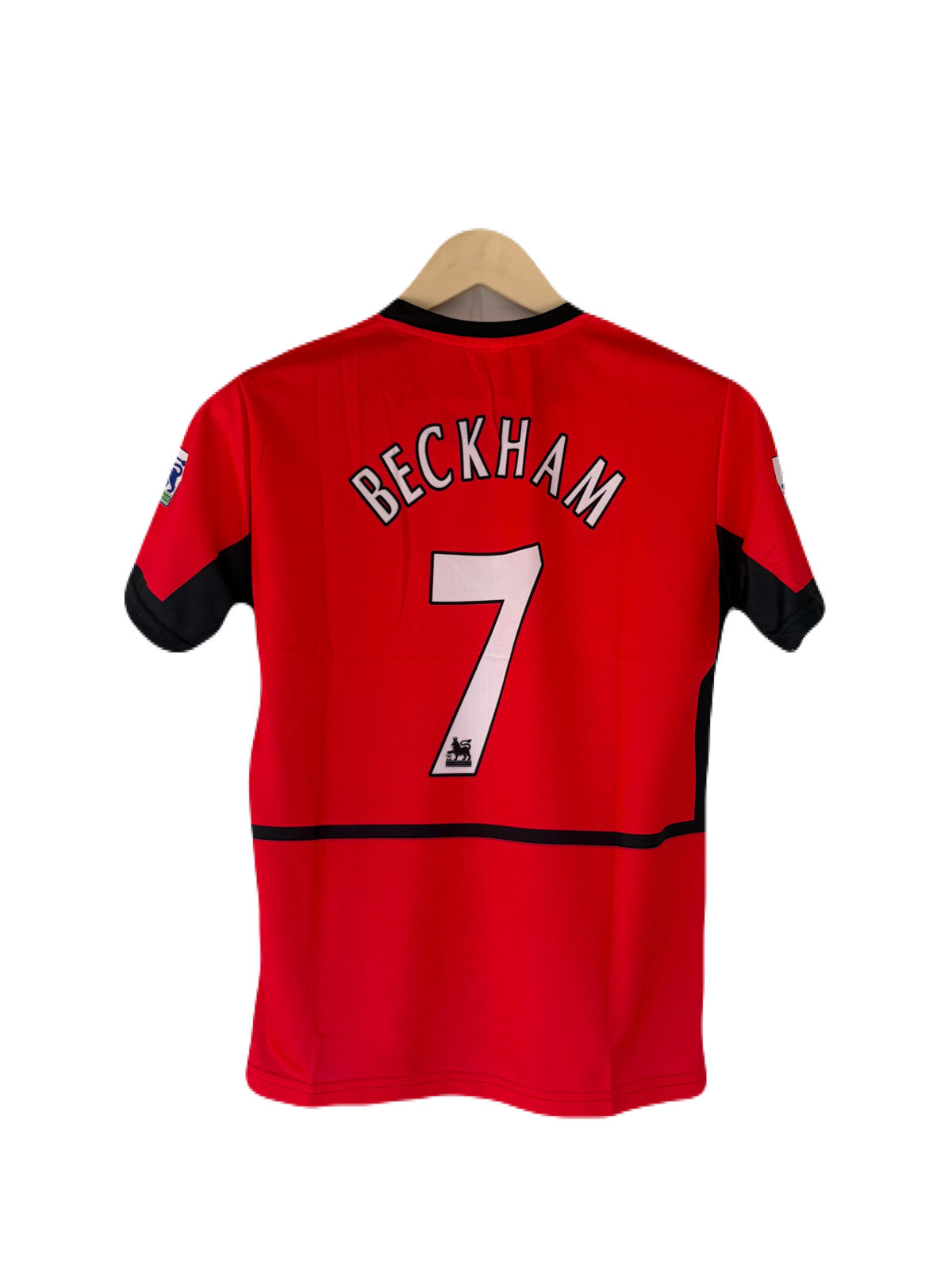 Manchester united 2004 Home jersey Beckham half sleeve embroidery - P1617