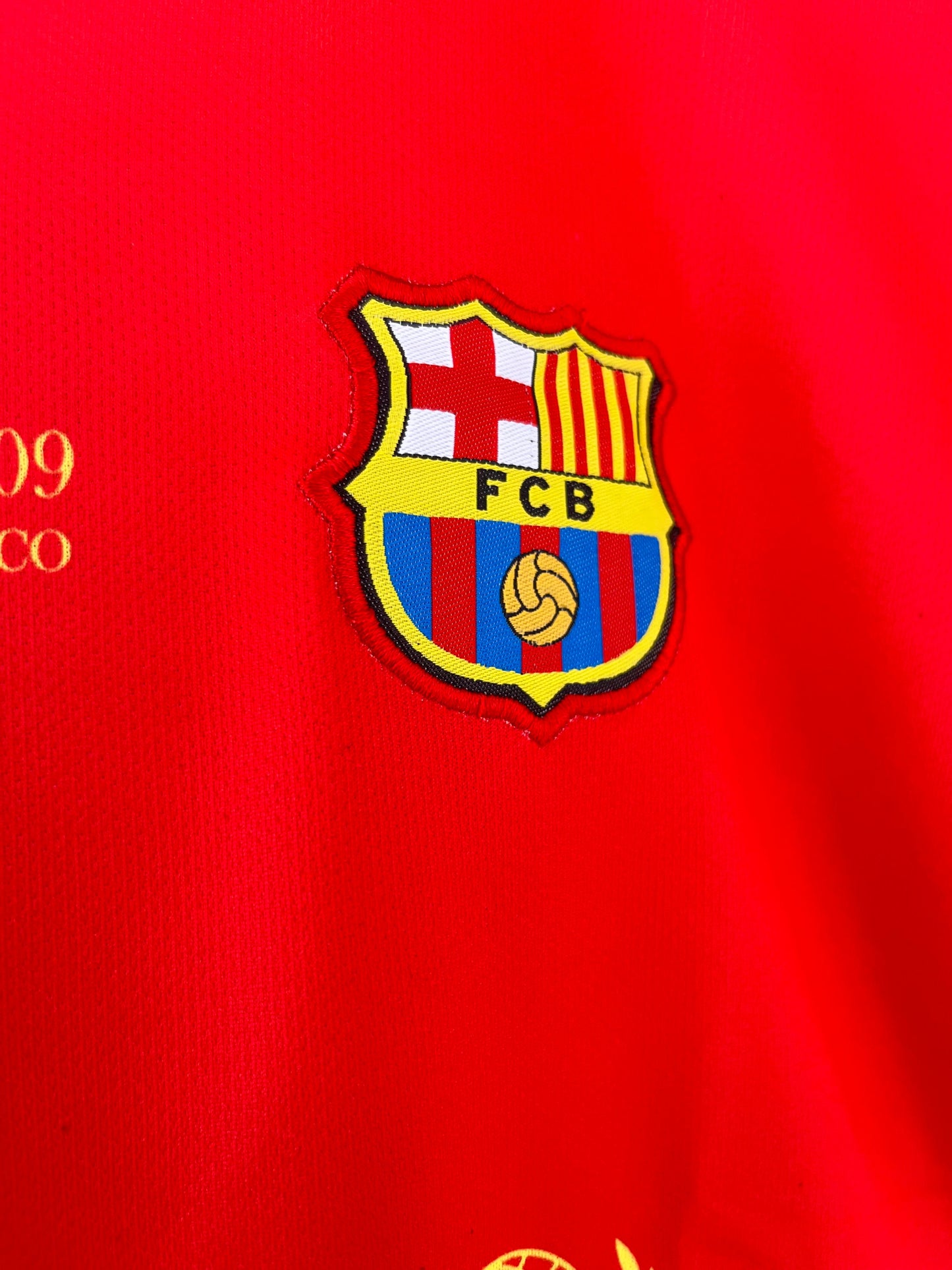Messi Barcelona 2009 Home Half sleeve jersey - P2000