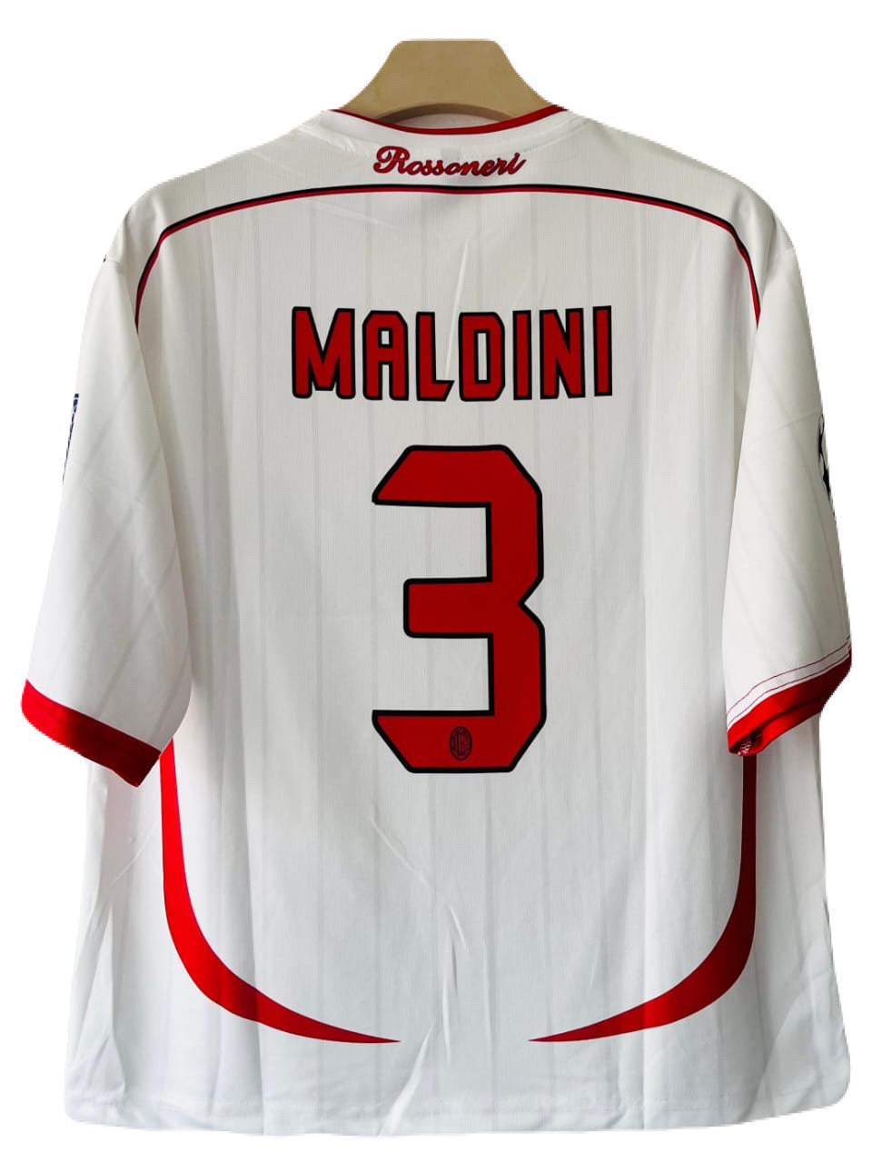 Ac Milan 2006-07 Away Kit Maldini Five Sleeve - bmg store