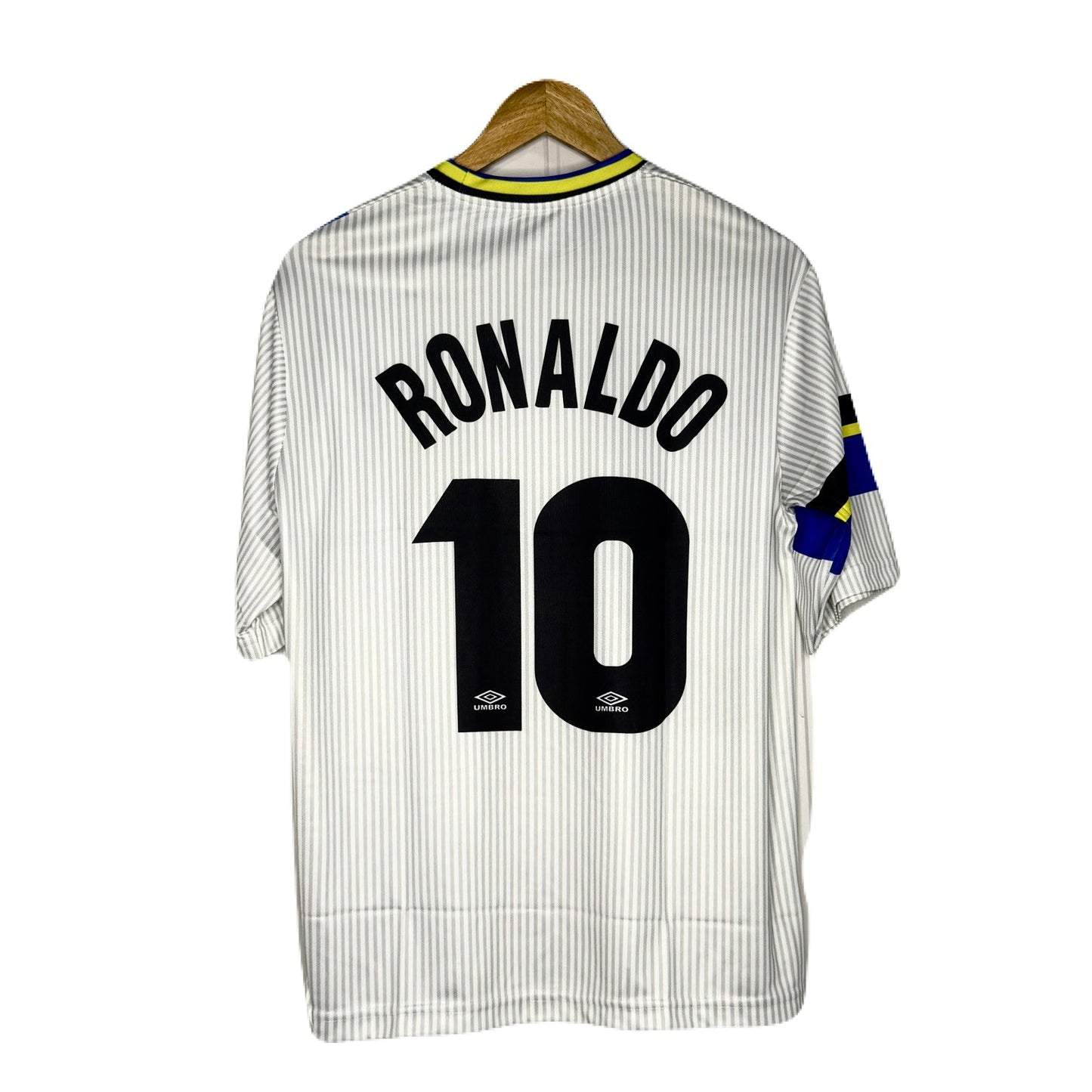 Inter Milan 1997-98 Home Kit Ronaldo Five Sleeve - P716