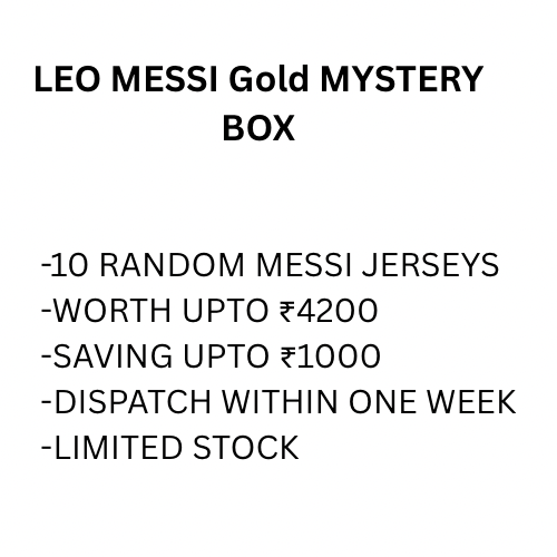 Lionel Messi Gold Mystery box by bmg store