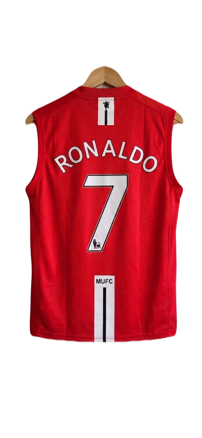 Man United Ronaldo 2008 Final Edition Sleevless Bibs Embroidery - P1517 | BMG STORE