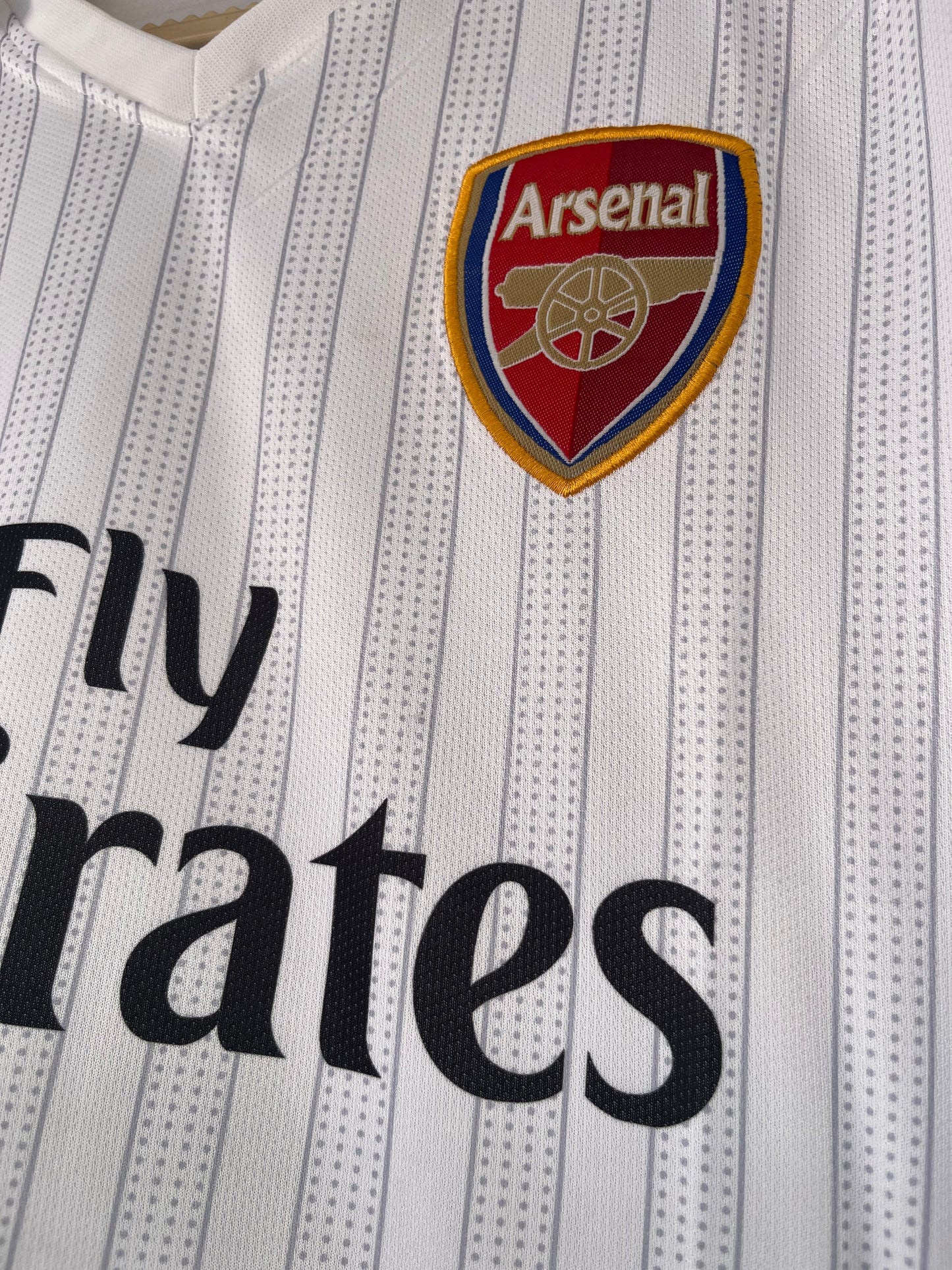 Arsenal 2006-2007 Arshavin Away kit Half Sleeve collar Embroidery - P1560