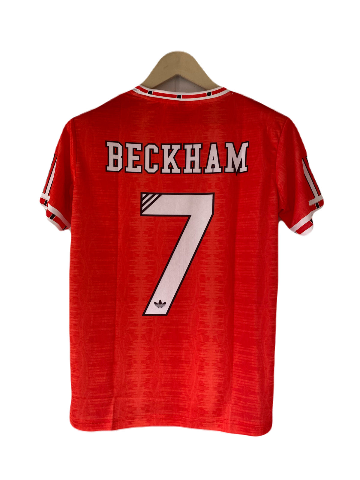 Beckham Manchester United 1998 half sleeve sublimation jersey - P2072