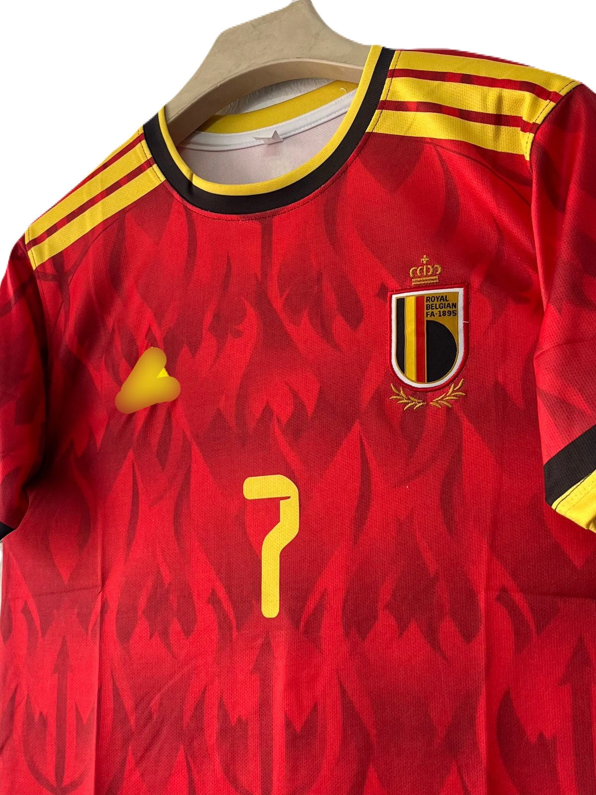 De bruyne belgium 2026 World Cup home Half Sleeve Jersey -