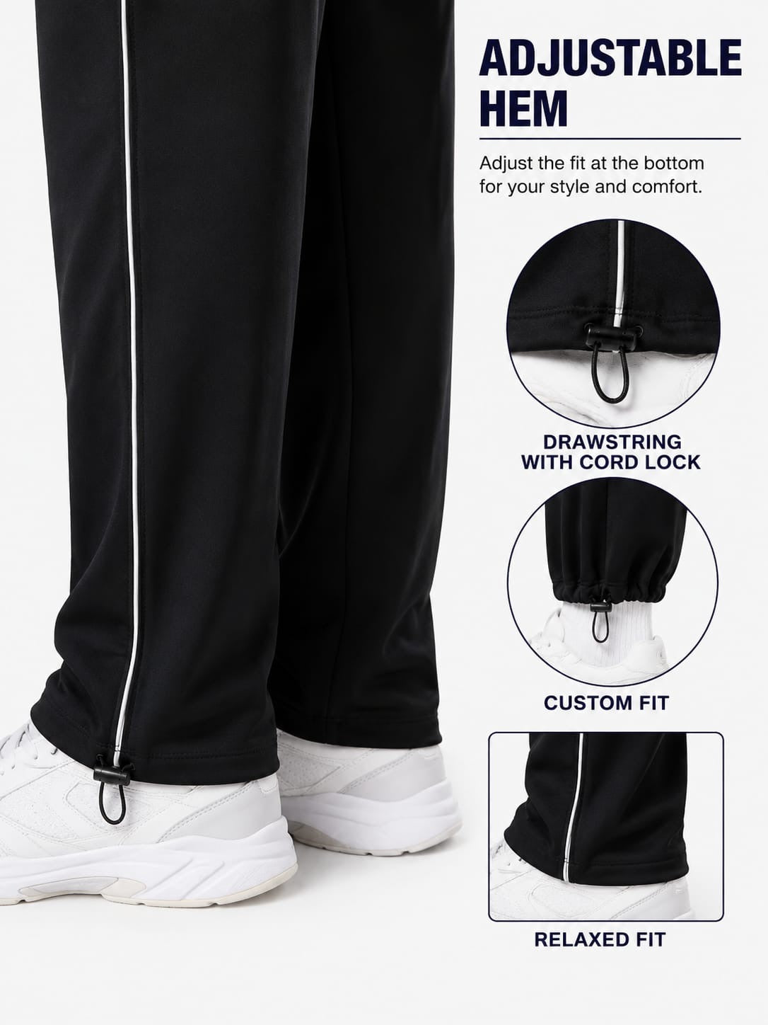 Track Pants Essentials | Baggy Fit LIVEO