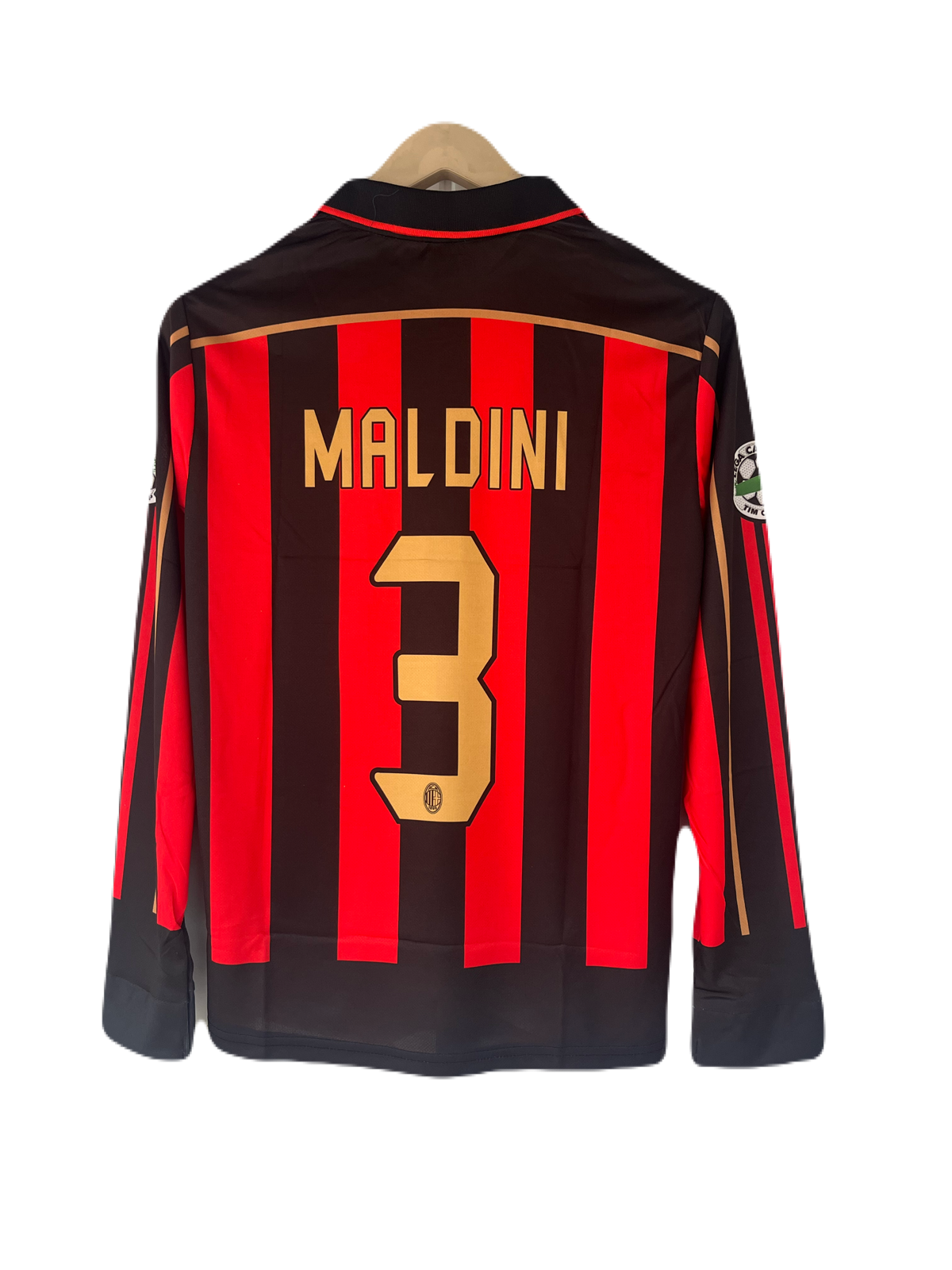 Maldini Ac milan 2006/07 home Embroidery jersey full sleeve - P1779