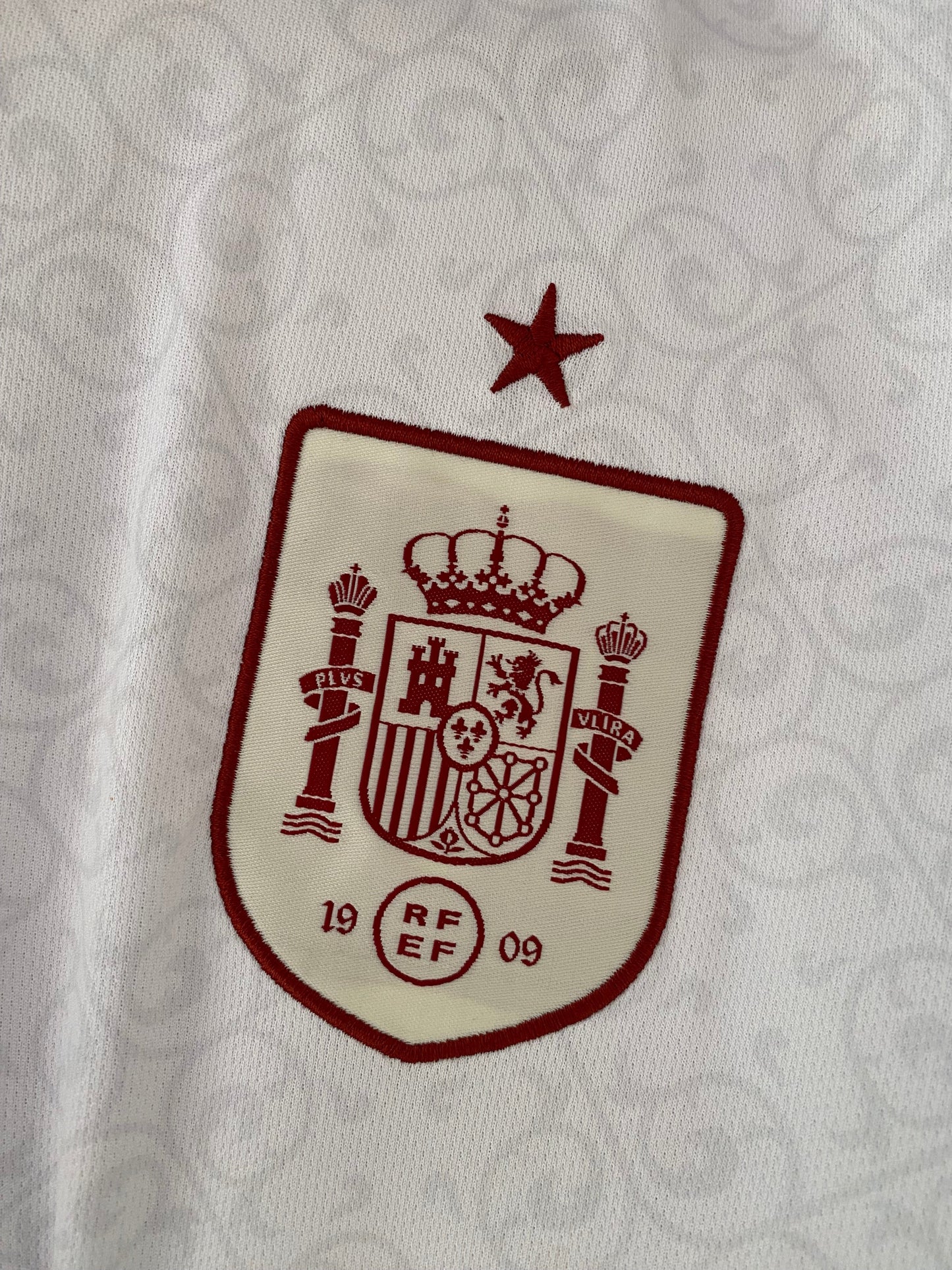 Pedri Spain 2026 World Cup Home Half Sleeve crew neck embroidery Jersey -