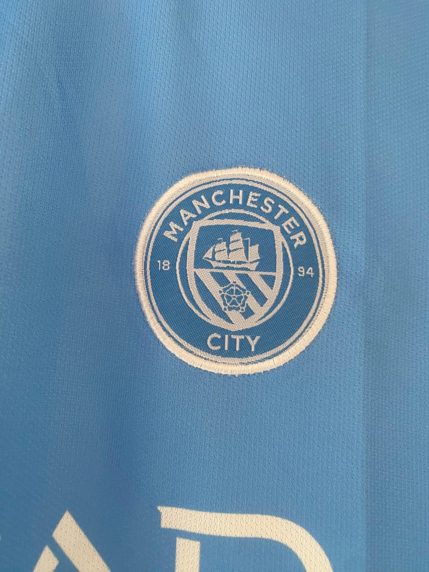 Halland Manchester City New season Half Sleeve embroidery jersey -