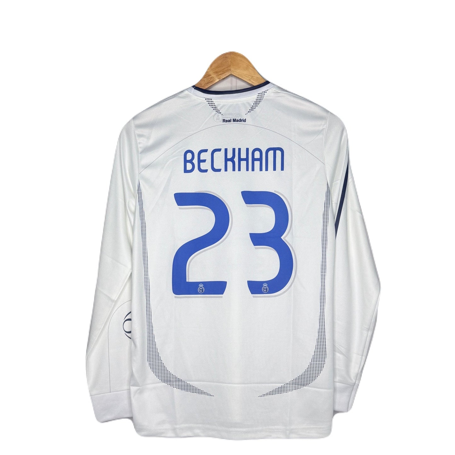 Real Madrid 2006-07 Home Kit Beckham Full Sleeve - P1112