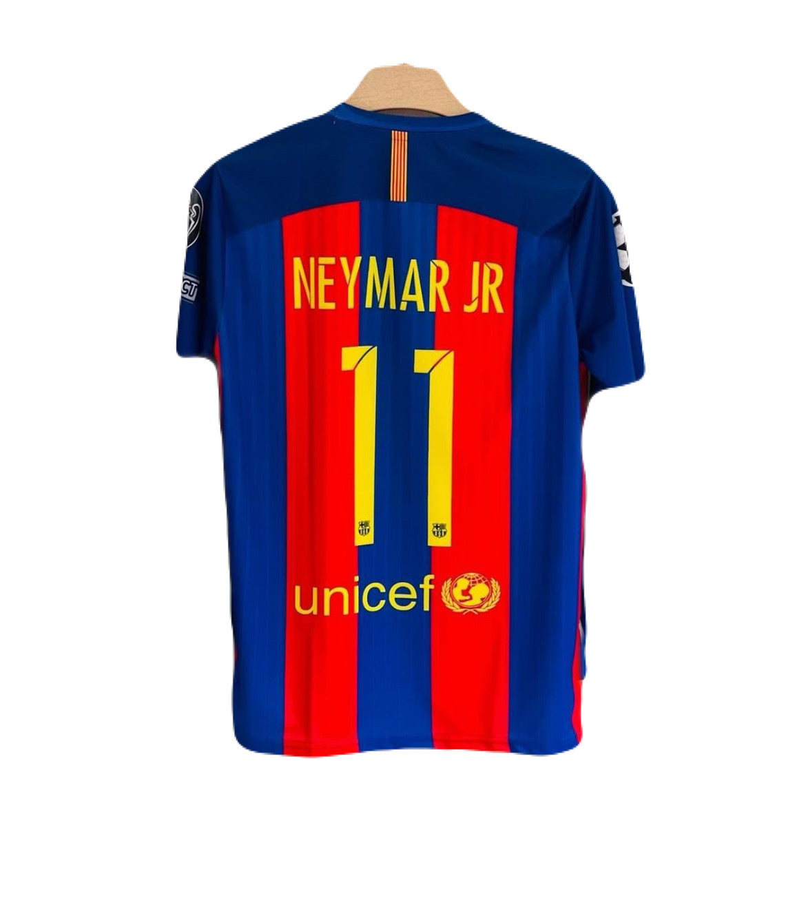 Neymar Barcelona 2016/17 HOME Jersey half sleeve P485