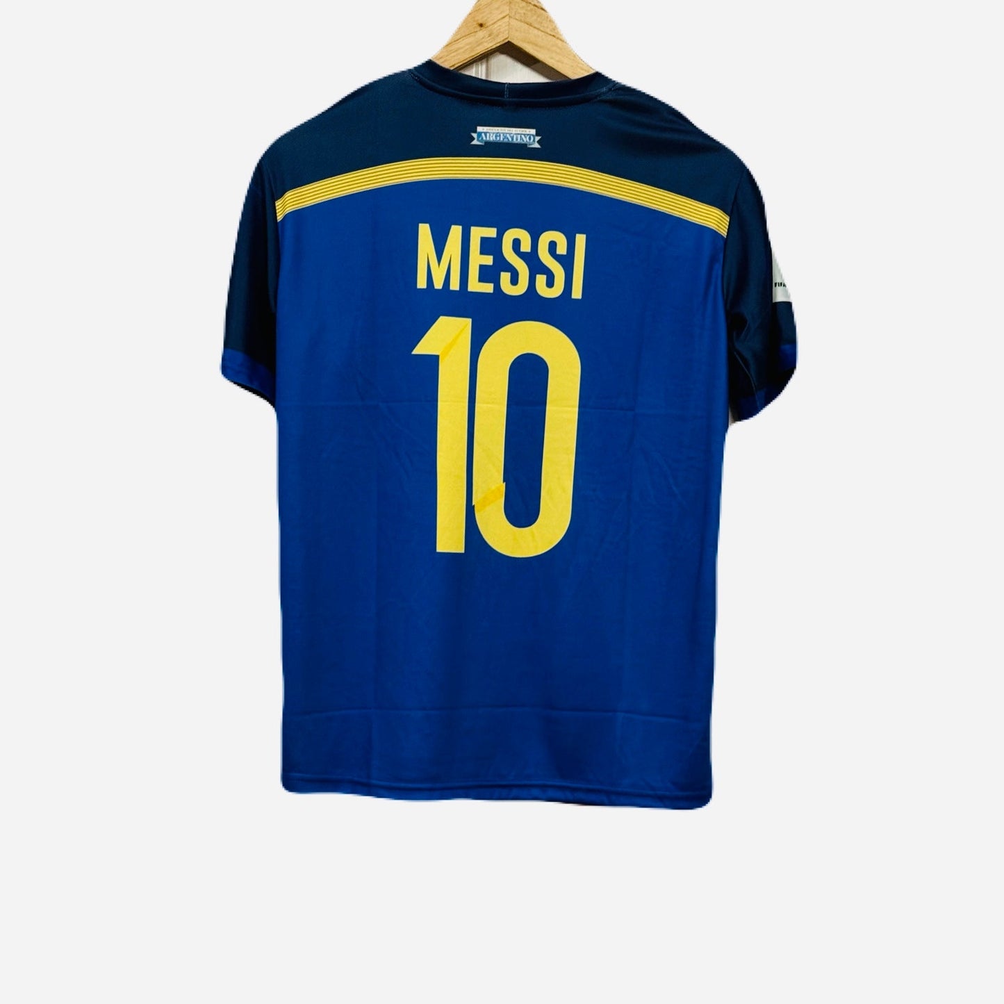 Argentina 2014 Away kit Messi Half Sleeve - P895 bmg store