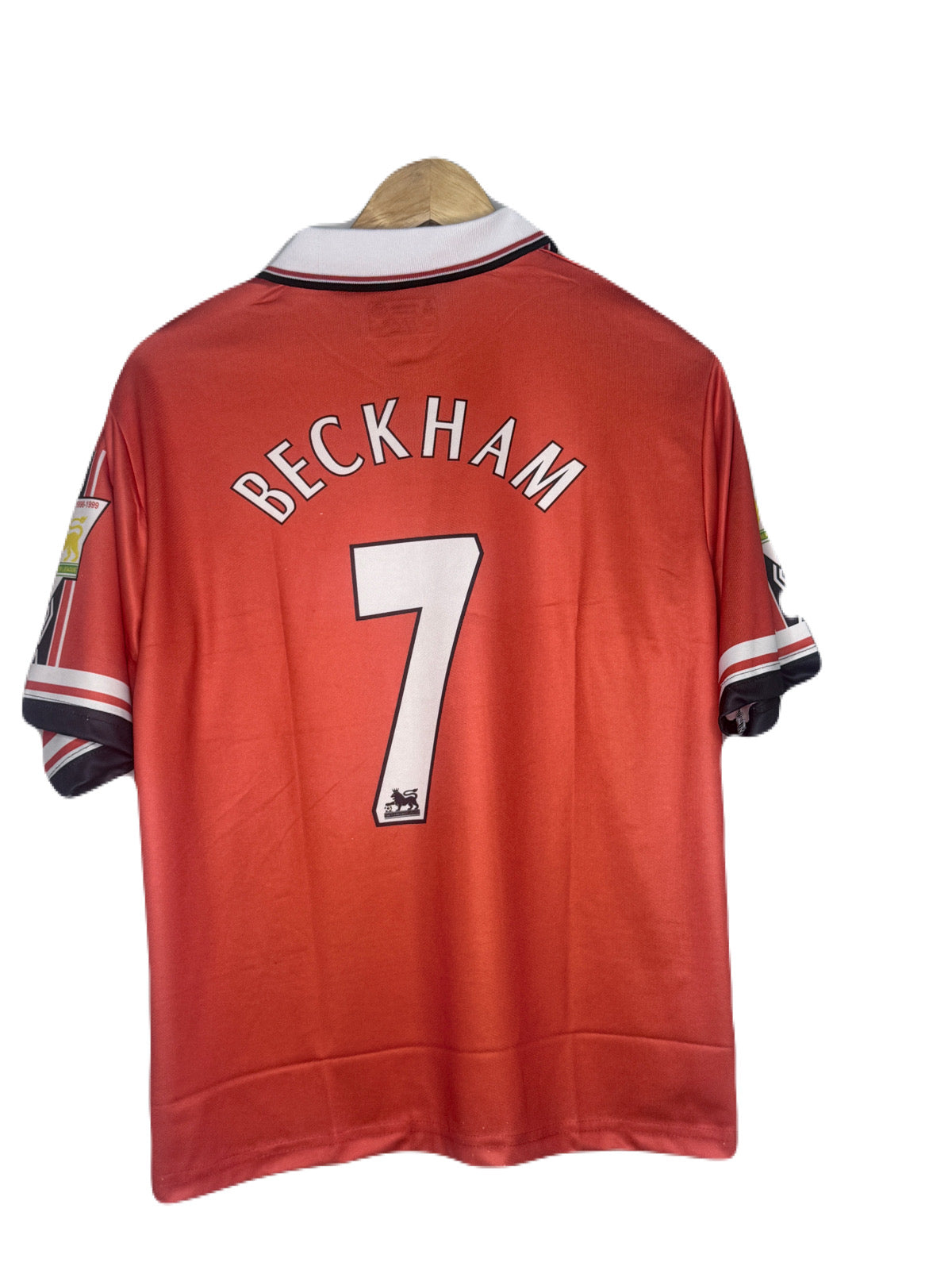 Manchester United Fc 1998-99 Home Kit Beckham Five Sleeve - P436 bmg store