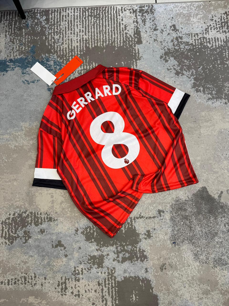 Liverpool 1993-95 Home Kit Gerrard Five Sleeve - bmg store