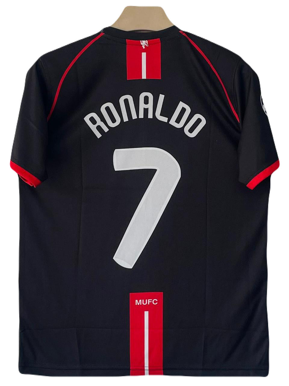 Ronaldo Manchester United 2008 away jersey half sleeve embroidery- P2438