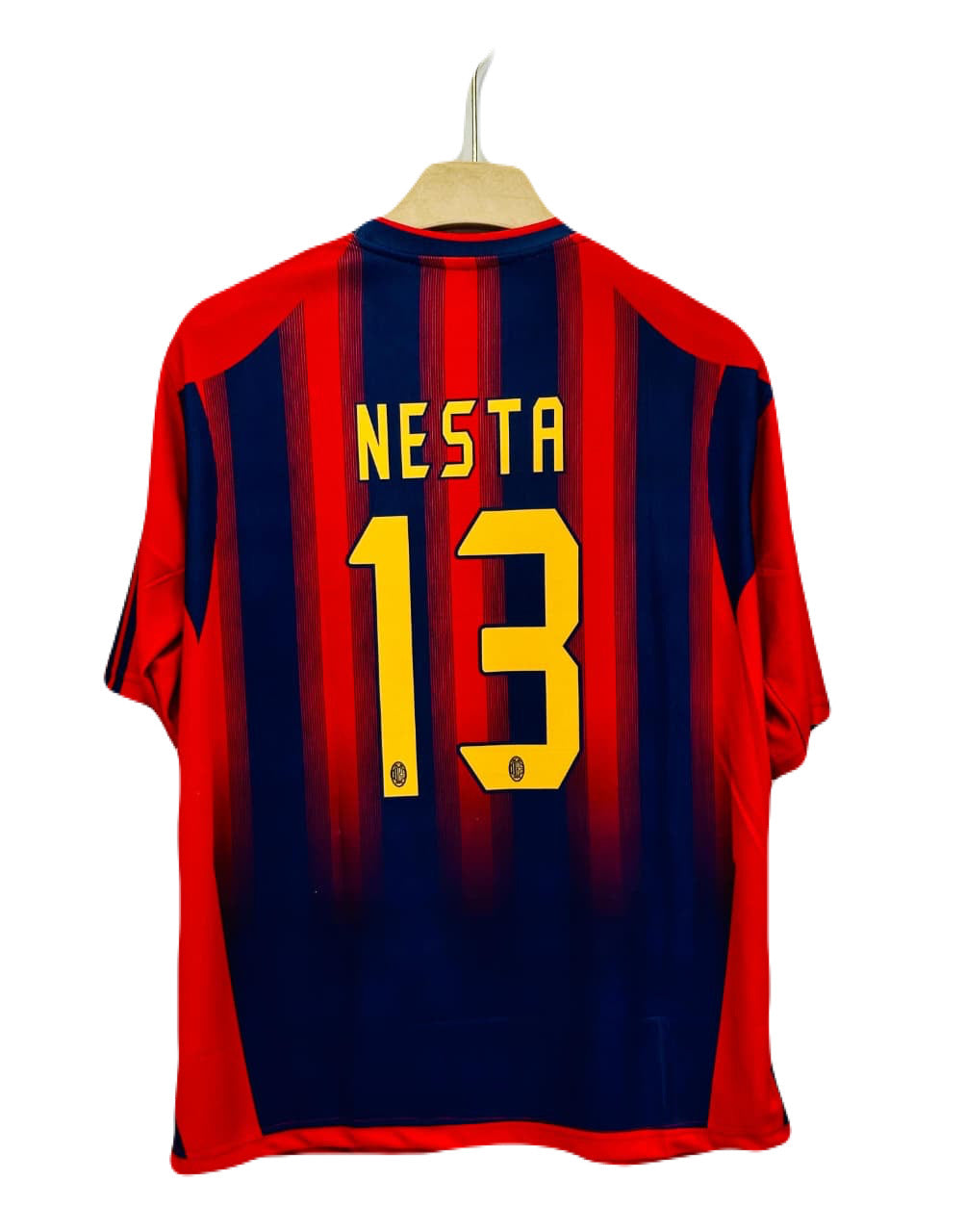 Ac Milan 2004/2005 Home kit Nesta Five sleeve round neck P80 - bmg store