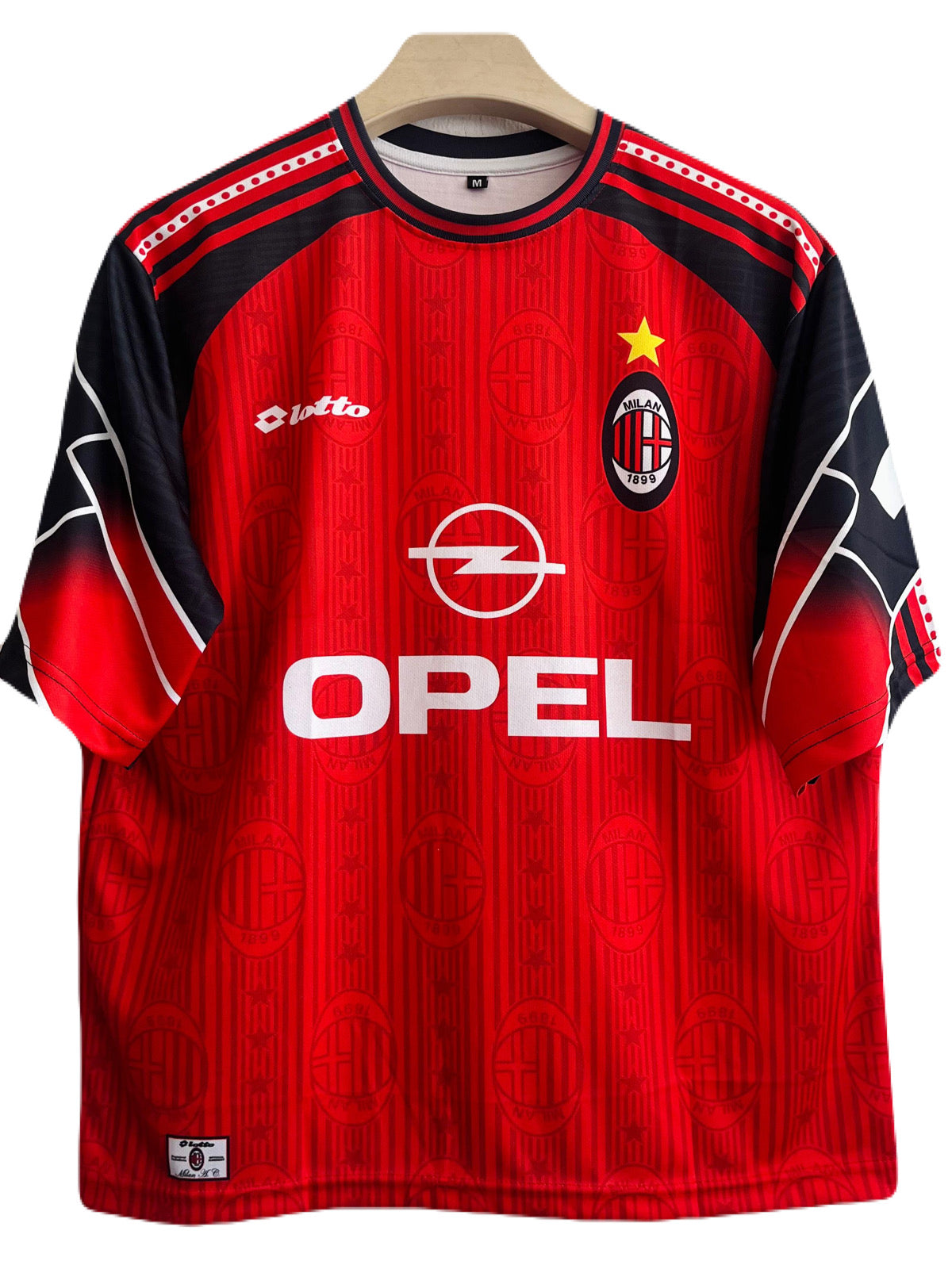 ACMILAN 1997/98 FOURTH KIT FIVE SLEEVE P322