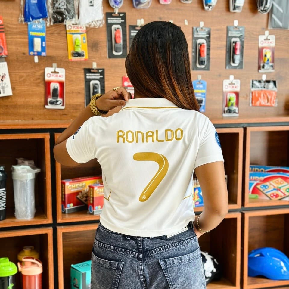 Crop top Collar neck jersey Real Madrid Ronaldo - bmg store