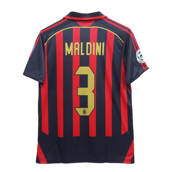 Ac milan 2006/07 home jersey Collar maldini type - P711