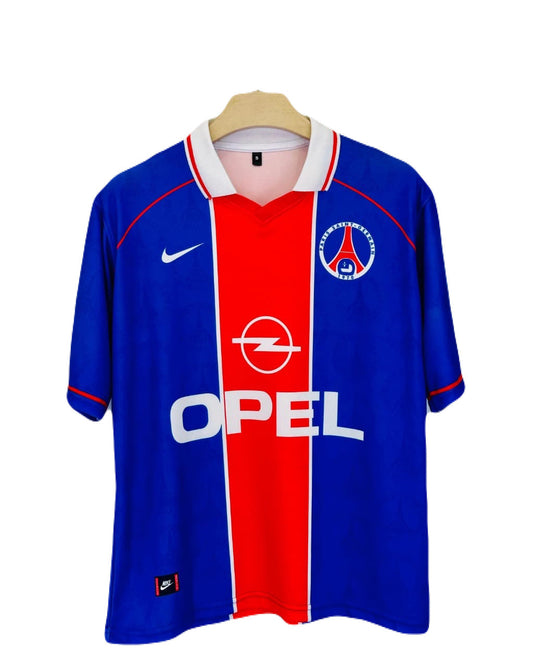 PSG 1998-99 Home kit Anelka Five sleeve p481 - bmg store