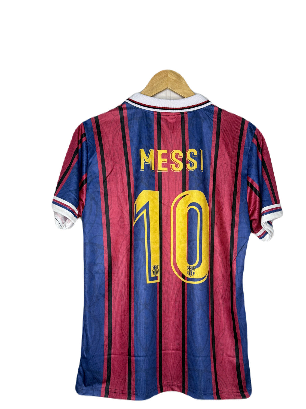 Fc Barcelona 125th Anniversary Kit Messi Half Sleeve embroidery - Ms Retro Store