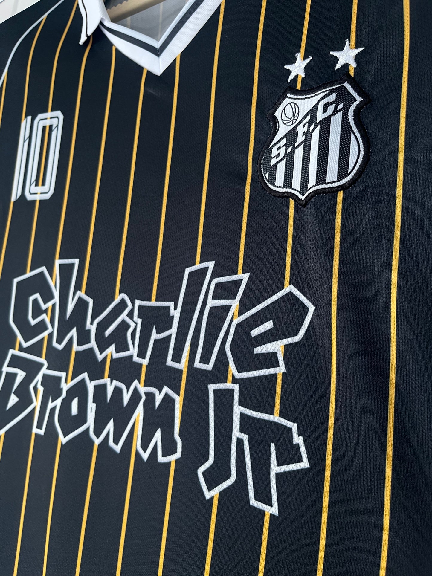Santos Charlie Brown Black Neymar Five Sleeve - P1212