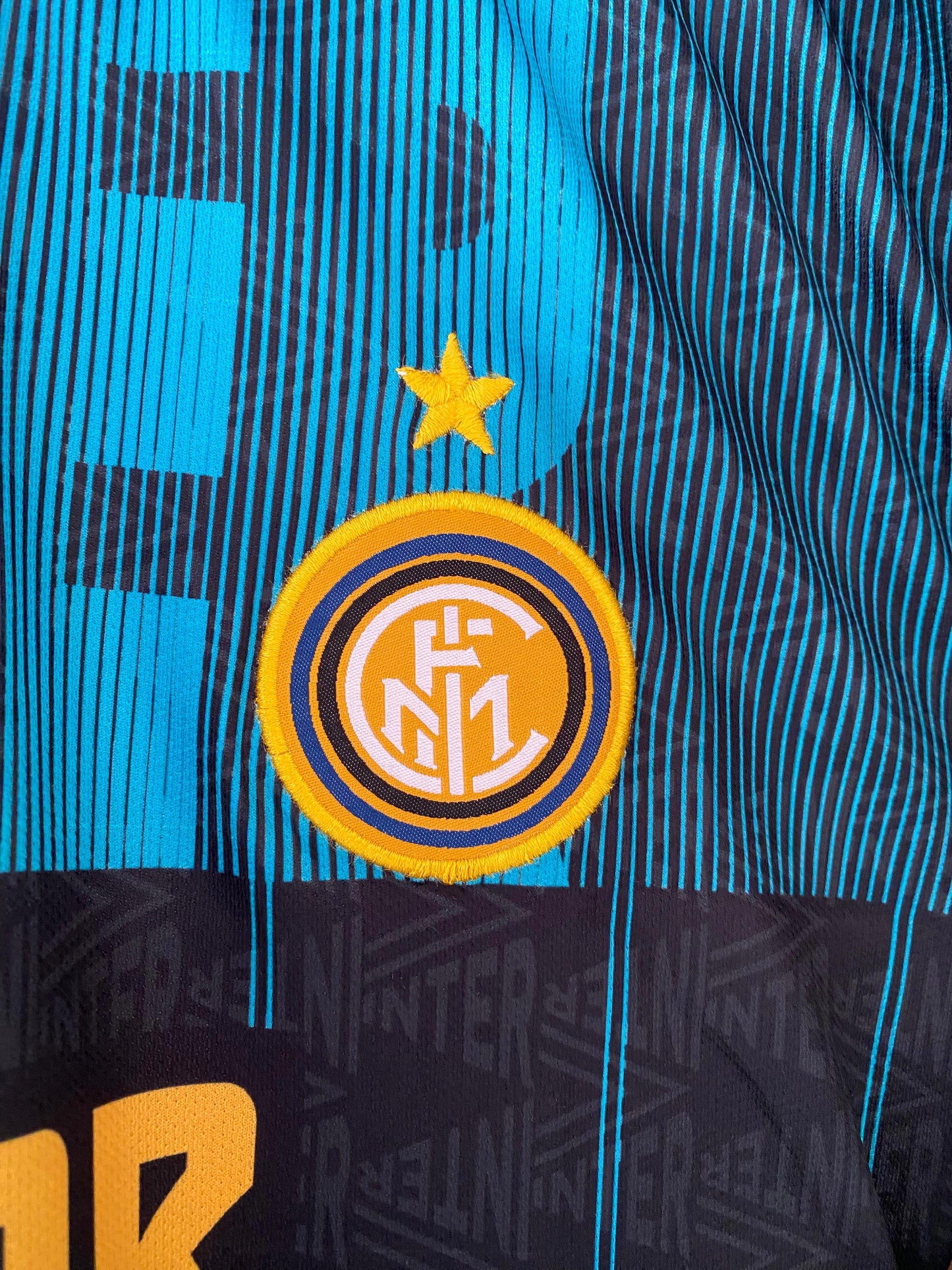 Rummenigge Inter milan Five sleeve collar embroidery -