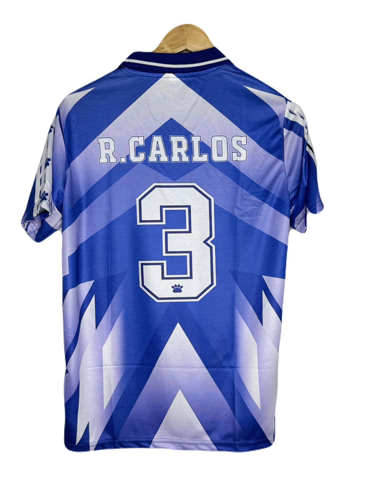 Real Madrid 1996-97 Away Kit Carlos Half Sleeve - P886