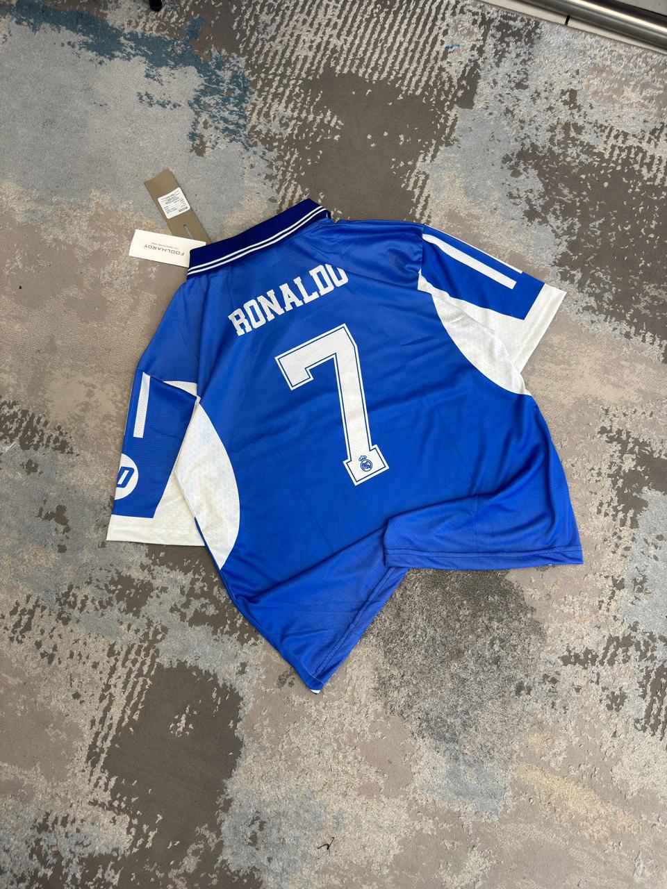 Real Madrid 2025-26 Third Kit Ronaldo Five Sleeve - bmg store