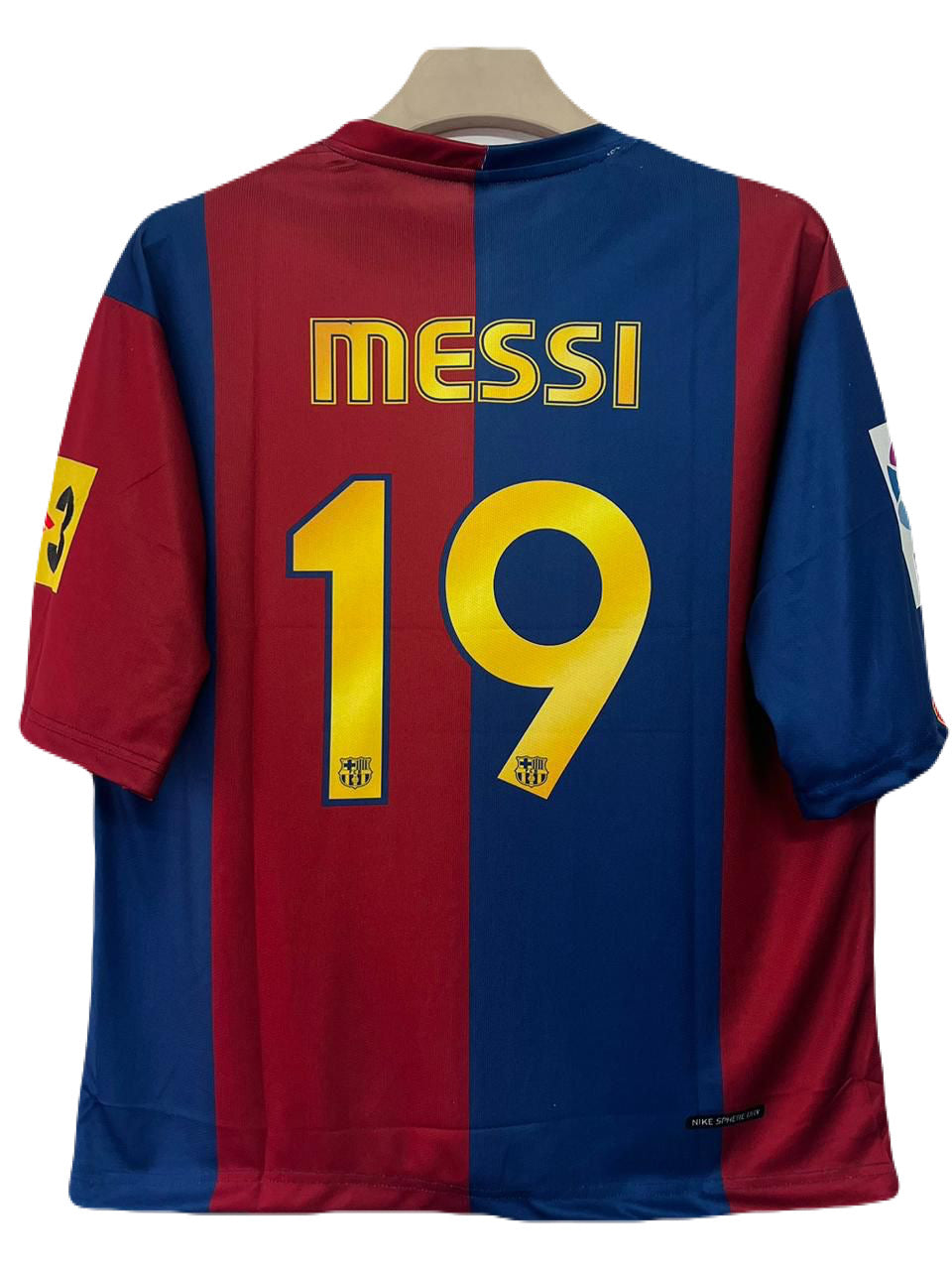 Fc Barcelona 2006-07 Ucl Final Kit Messi Five Sleeve - bmg store